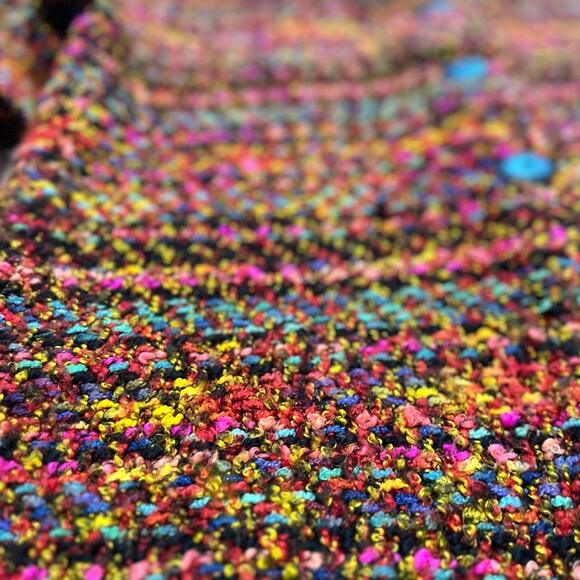 Chicos Vintage Grandpa Cardigan Jacket Eclectic Grandpa Chunky Oversized - Picture 11 of 15